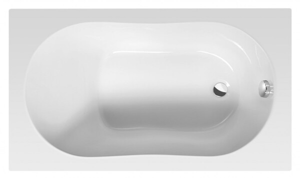 AQUALINE - JIZERA vaňa 120x70x39cm, biela G1270