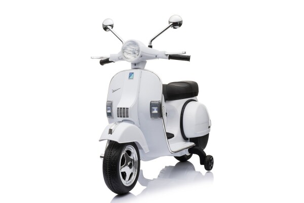Mamido Mamido Detský elektrický skúter Vespa PX150 12V biely