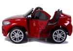 Mamido Elektrické autíčko BMW X6 M dvojmiestne XXL lakované červené