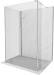 MEXEN/S - Kioto Sprchová zástena WALK-IN 120 x 110 x 40, transparent, chróm 800-120-110-221-01-00-040