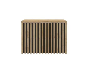 Kúpeľňová skrinka s krycou doskou SAT Delano 80x56x45 cm dub mat DELANO80ZDCDE DELANO80ZDCDE