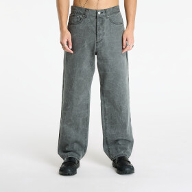 Kalhoty OBEY Classic Wrinkle Baggy Denim Black Wrinkle Wash W34