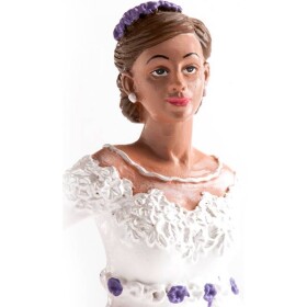 Svadobná figurínka na tortu 16 cm, madam - Dekora