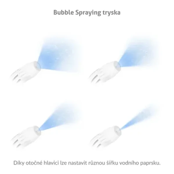 TrueLife AquaFloss M-series jets Bubble Spraying 4 pack / náhradných hlavíc/trysky do ústnej sprchy (TLCFAAFMM50WAAFMJBS)