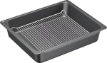 BOSCH HEZ633070 antracitová / Panvica s roštom / smaltovaná / do 300 ° C / 2dielna sada (HEZ633070)