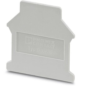 End cover D-UK 16 3006027 Phoenix Contact; 3006027