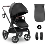 Hauck Comfort N Care čierna / športiak + nánožník / adaptér na autosedačku (HK165577)