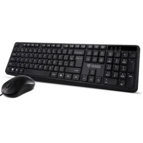 YENKEE YKM 1007CS Combo čierna / Sada klávesnice + myš / USB / CZ Layout (45016291)