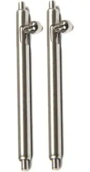 Tactical Sťažejka Nerez 22mm 2ks strieborná (8596311167102)