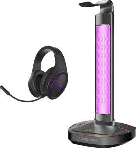 PREYON Słuchawki Preyon Hurricane Fly (PHF40B) + Stojak na słuchawki Heron Beak (PHB41B)