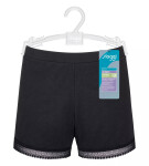 Dámske krátke pyžamové šortky GO Ribbed Short - BLACK - black 0004 - SLOGGI BLACK XL