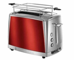 Russell Hobbs Luna Solar Red 23220-56 červená / hriankovač / 1550W / 2 priehradky / mriežka (23220-56)