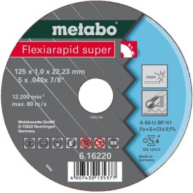 Metabo 616224000 rezný kotúč rovný 150 mm 22.23 mm 25 ks; 616224000