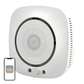 MOES WSS-S-GL / Inteligentný detektor plynu / Wi-Fi / zemný plyn / 75 dB (WSS-S-GL-EU-EN)