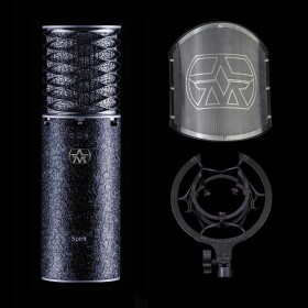 NoName Aston Microphones Spirit Black Bundle Mikrofon pojemnościowy + pop filtr