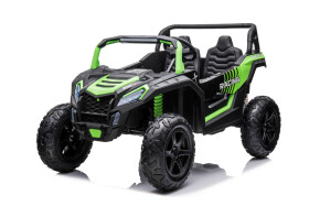 Mamido Elektrické autíčko Buggy UTV Strong 24V nafukovacie kolesá zelené