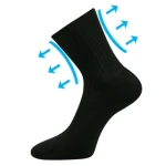 Ponožky BOMA Diarten black 3 páry 38-39 100587