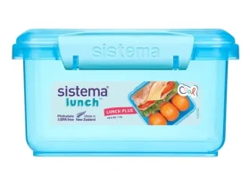 Sistema Lunch PLUS Delený desiatový box 1.2 l modrá (8592001423350)