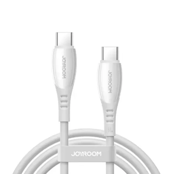 Joyroom S-A59 Vibrant Series Nabíjací kábel USB-C(M) - USB-C(M) 60W 1.2m biela (6956116782184)