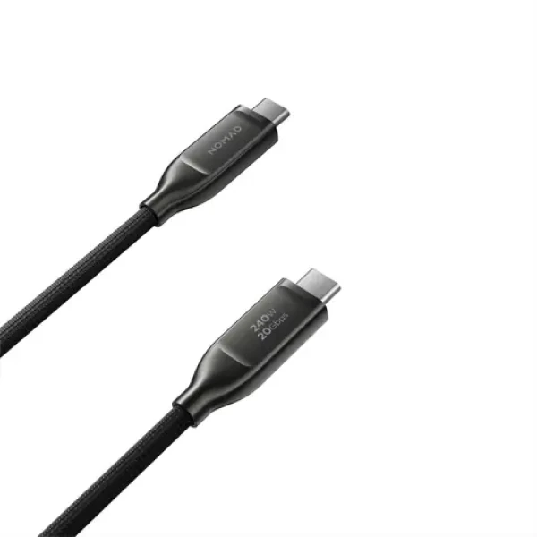 Nomad Kevlar Cable USB4 carbide V3 / Kábel / USB-C - USB-C / 0,3 m / 20 Gbps / 240 W (NM009810858)