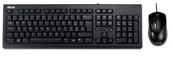 ASUS U2000 čierna / Set Klávesnica + Myš / drôtová / USB (90-XB1000KM000X0-)