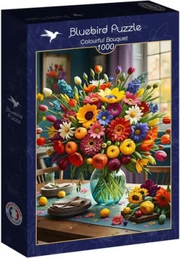 BlueBird Puzzle Farebná kytica