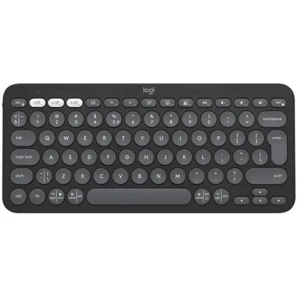 Logitech K380s Pebble Keys 2 šedá / Bezdrôtová klávesnica / BT / USB / CZSK Layout (920-011851CZS)