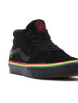 Vans Skate Grosso Mid RASTA BLACK pánske letné topánky