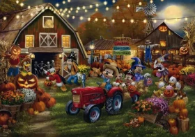 Schmidt Puzzle Disney: Mickey a Minnie - Tekvicový festival