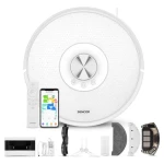 Sencor SRV 9350WH biela / robotický vysávač / vysávanie mopovanie / 50W / 65dB / 5000mAh (8590669340613)