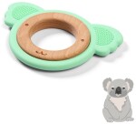 BABYONO Hryzačka dreveno-silikónová Koala