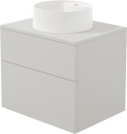 DEANTE - Prizma cashmere kúpeľňová skrinka, s granitovým umývadlom - 360 mm; SDKB6SAU4B