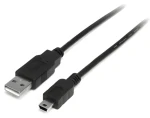 StarTech USB-A - Mini USB 0,5 m čierna / Kábel USB / 2.0 (USB2HABM50CM)