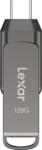 Lexar Lexar JumpDrive Dual Drive D400 Type-C/Type-C & Type-A, up to 130MB/s read (USB 3.1) 128GB