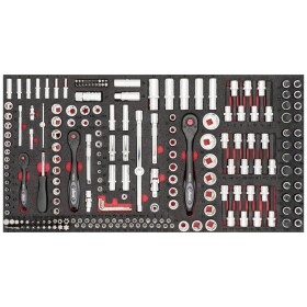 Vigor súprava nástrčných kľúčov metrický 1/4 (6,3 mm), 3/8 (10 mm) V4586; V4586