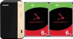 Qnap TS-264-8G + 2x Seagate IronWolf 6TB (ST6000VN006)