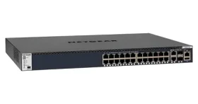 Netgear M4350-24G4XF / Managed switch / 24x Gigabit RJ45 / 4X SFP+ / PoE++ 648W (GSM4328-100NES)