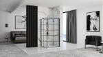 REA/S - Sprchovací kút MOLIER 100x80 - čierny KPL-K0963
