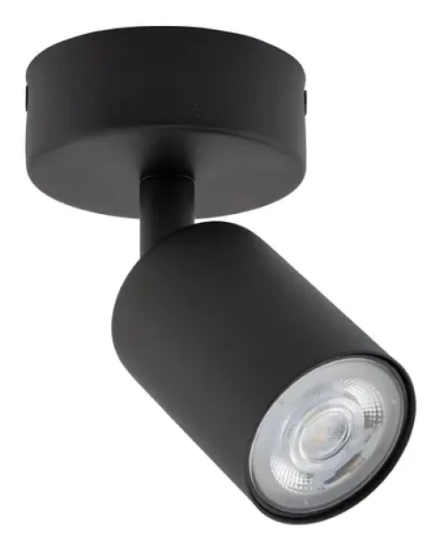 TK Lighting Top čierna / Bodové svietidlo / GU10 / 15 cm / max. 10W (5739)