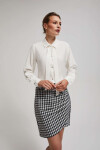 Houndstooth sukně XS