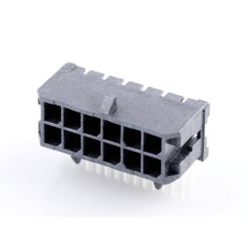 Molex vstavaná pinová lišta (štandardná) Počet pólov 12 Raster (rozteč): 3.00 mm 430451202 1 ks Tray; 430451202