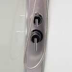 Mereo Sprchový box, čtvercový, 90 cm, satin ALU, sklo Point, zadní stěny bílé, SMC vanička, bez stříšky CK34122KBW