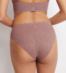 Dámske nohavičky ZERO Feel Bliss High leg - BROWN - svetlohnedá 1141 - SLOGGI BROWN XS