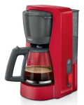 BOSCH TKA3M134 červená / Kávovar na prekvapkávanú kávu / 1200 W / 1,4 l / 15 šálok (TKA3M134)