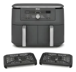 Ninja DZ400EU šedá / Teplovzdušná fritéza / 2470 W / 2x 4,75 l / 6 programov / 2 koše (DZ400EU)