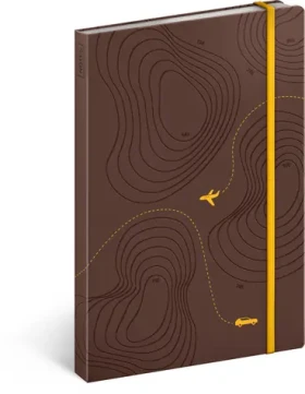 Presco Group Cestovateľský notes / linajkový / 13 × 21 cm (A-4092)