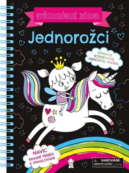 PIKOLA Škrabacie obrázky Jednorožci