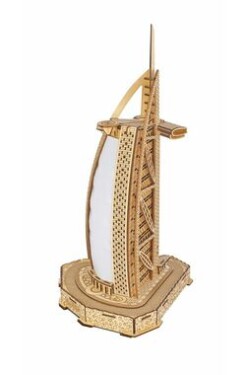 Woodcraft Drevené 3D puzzle Burdž al-Arab