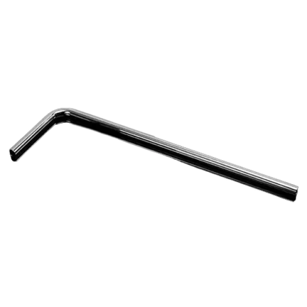 Barrow Medená pevná trubica 16/14 dĺžky 630mm - koleno 90 ° čierna (TDWG-16)