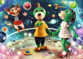 Trefl - Puzzle - Trblietavé puzzle Treflíci: Medzi hviezdami